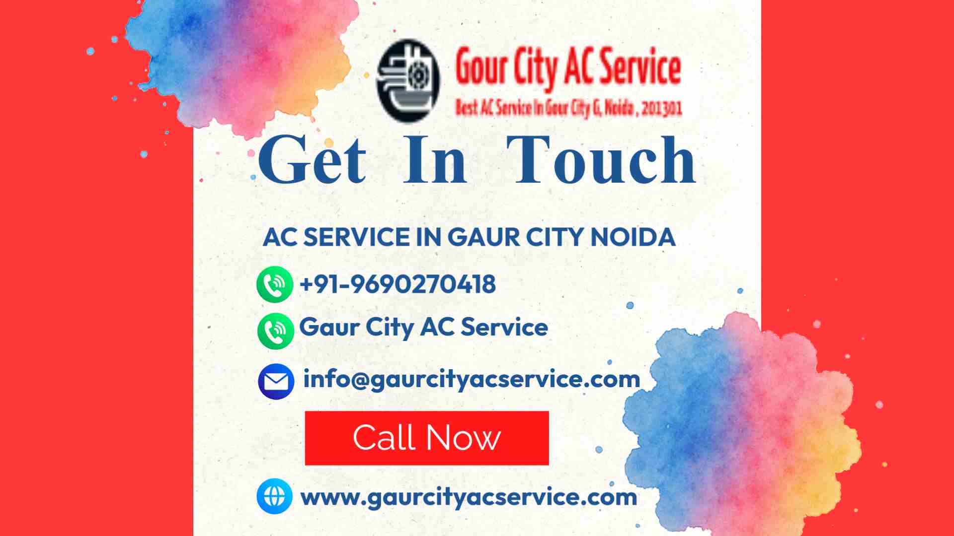 contact ac service in Noida gaur city